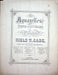 1884 Aquarelles Niels W Gade Op 57 Bk 3 Humoresque Folksong Style Sheet Music 1