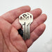 Kwikset Knob Lock Cylinder 1850 Polished Brass Master Keyed for 400 Series Tylo 6