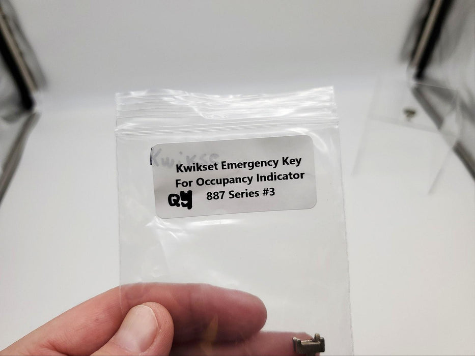 Kwikset Emergency Key #3 for 887 Series Deadbolt Occupancy Indicator 4