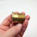 Kwikset Mortise Lock Cylinder No 361 Polished Brass 1-1/4" Length USA Made NOS 7