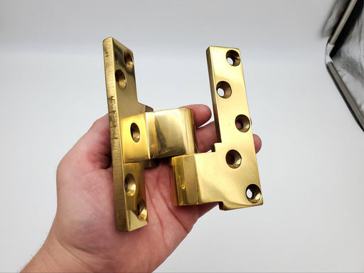 Rixson M19 Side Jamb Door Pivot Bright Brass 3/4" Offset RH Door Intermediate 2