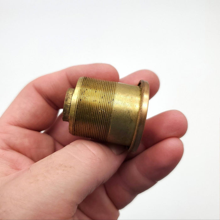 Kwikset Mortise Lock Cylinder No 361 Satin Bronze 1-1/4" Length USA Made NOS 6