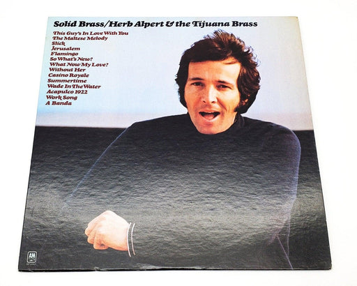 Herb Alpert & The Tijuana Brass Solid Brass 33 RPM LP Record A&M 1972 1