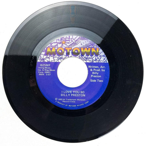 Billy Preston 45 RPM 7" I'm Never Gonna Say Goodbye / I Love You So 1625MF 2
