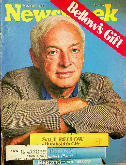 Newsweek Magazine Sep 1 1975 Writer Saul Bellow Interview Children Petite Chic 1
