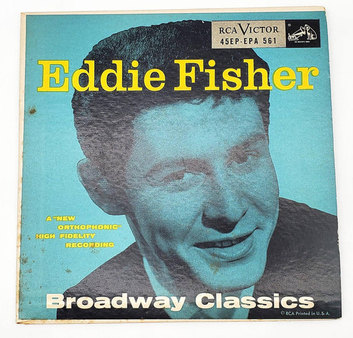 Eddie Fisher Broadway Classics 45 RPM EP Record RCA Victor 1954 EPA 561 1