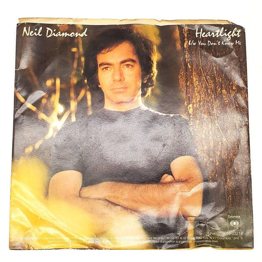 Neil Diamond Heartlight 45 RPM Single Record Columbia 1982 38-03219 2