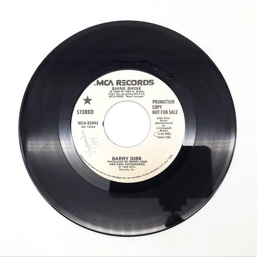 Barry Gibb Shine Shine Single Record MCA Records 1984 MCA-52443 PROMO 1