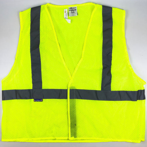 2pk Safety Vest Reflective 3XL Hi Visibility Lime Yellow Mesh ML Kishigo 13590 1