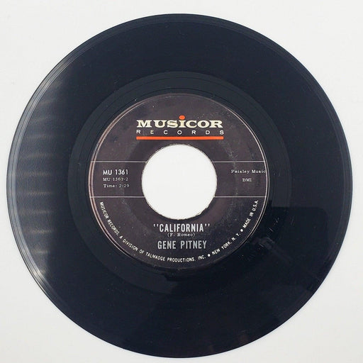 Gene Pitney Playing Games Of Love 45 RPM Single Record Musicor 1969 1