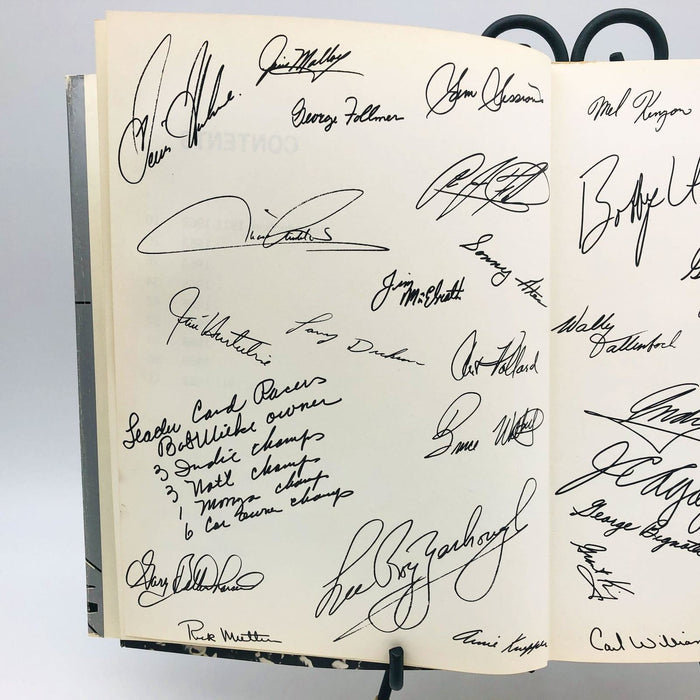 1970 Indy 500 Autographs 32 Total Mario Andretti AJ Foyt Peter Revson Johncock Unser Granatelli Rutherford 4