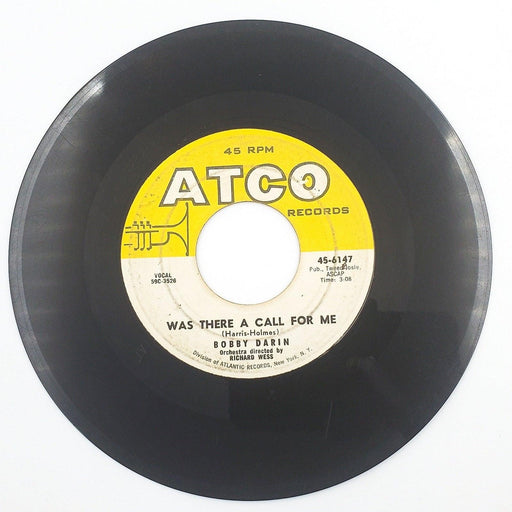 Bobby Darin That's The Way Love Is 45 RPM Single Record ATCO Records 1960 2