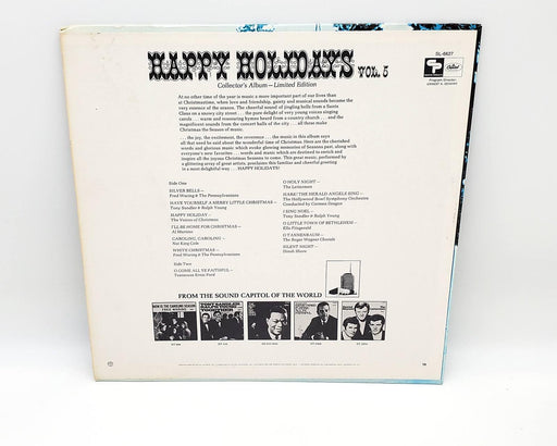 Happy Holidays Vol. 5 33 RPM LP Record Capitol Records 1969 SL-6627 2
