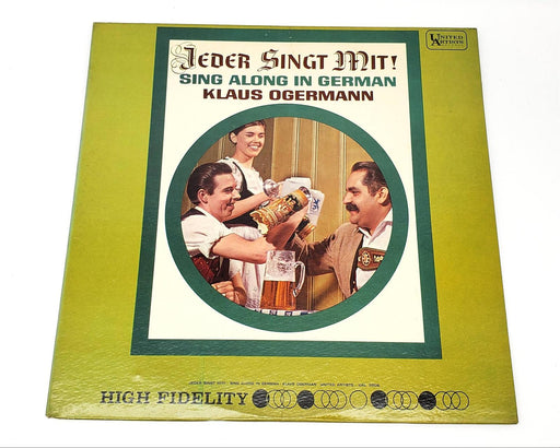 Claus Ogerman Jeder Singt Mit! Sing Along In German LP Record 1962 UAS 6206 1