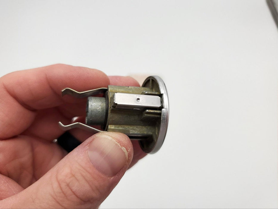 Kwikset 1850 Door Lock Cylinder Assembly Satin Chrome for 400 Series Keyed Alike