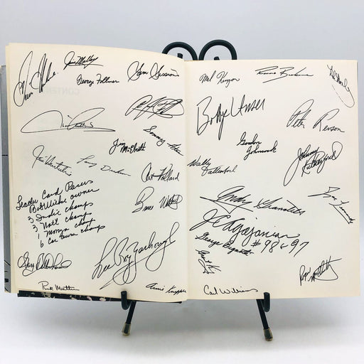 1970 Indy 500 Autographs 32 Total Mario Andretti AJ Foyt Peter Revson Johncock Unser Granatelli Rutherford 1