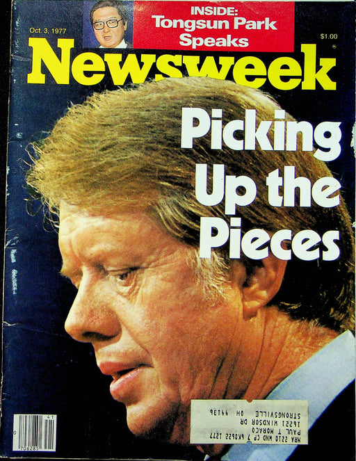 Newsweek Magazine Oct 3 1977 Drug Smuggling New England Jimmy Carter Energy Bill 1