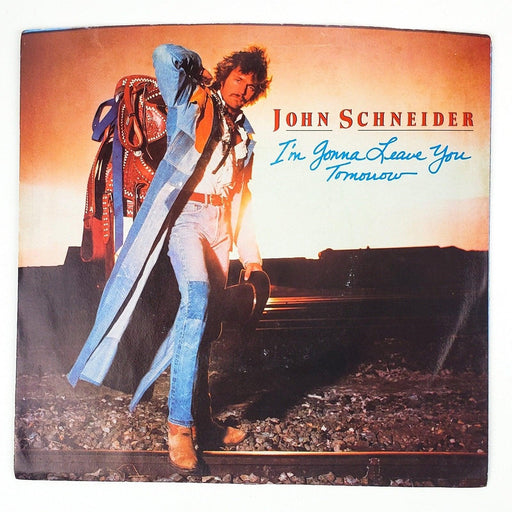 John Schneider I'm Going To Leave You Tomorrow Record 45 RPM Single MCA 1985 1