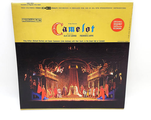 Richard Burton Camelot 33 RPM LP Record Columbia 1960 KOS 2031 2