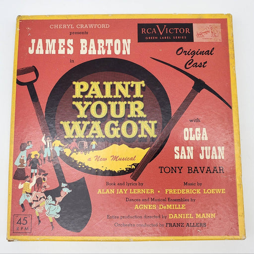 Paint Your Wagon 5x EP Record RCA James Barton, Olga San Juan Tony Bavaar 1