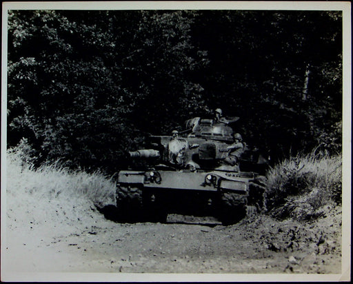 US Army M60-A1E2 Battle Tank Photograph Picture 8x10 Fort Knox TN 1971 1