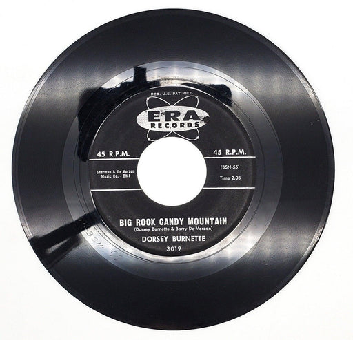 Dorsey Burnette Hey Little One 45 RPM Single Record ERA Records 1960 2