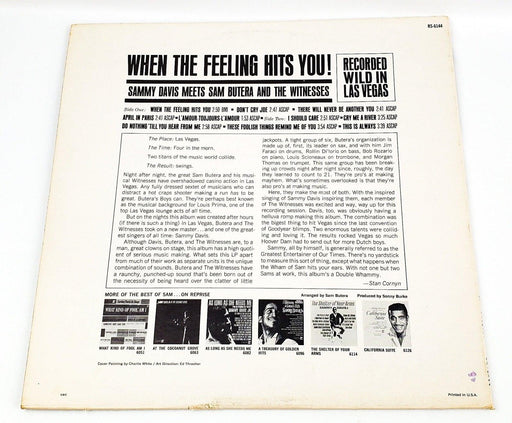 Sammy Davis Jr. When The Feeling Hits You! Record LP Reprise 1965 Gatefold 2