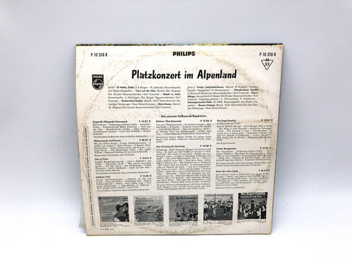 Platzkonzert im Alpenland Record 33 RPM LP P 10 318 R Philips 10" Mini Album 2