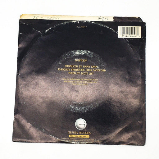 Gene Loves Jezebel Suspicion 45 RPM Single Record Geffen 1988 2