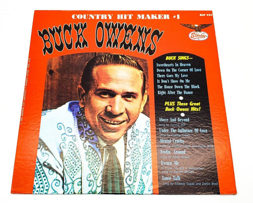 Buck Owens Country Hit Maker No. 1 33 RPM LP Record Starday 1964 SLP 324 1