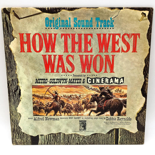 How the West Was Won Original Soundtrack Record 33 RPM LP 1E5ST MGM 1963 GATEFOL 1