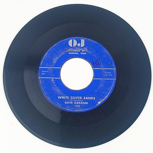 Dave Gardner White Silver Sands Record 45 RPM Single M-1011 OJ Records 1957 2
