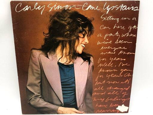 Carly Simon Come Upstairs Record 33 RPM LP BSK 3443 Warner Bros 1980 1