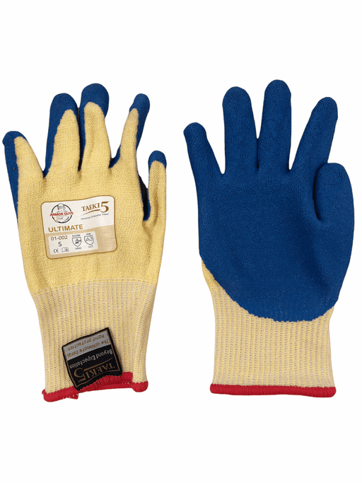 Palm Coated Work Gloves Small 12 Pairs Cut Level 3 Latex Bricklaying Glass Grip 1