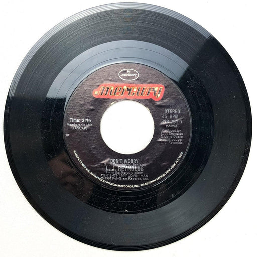 L.J. Reynolds 45 RPM 7" Single Don't Worry / Touch Down Mercury 818 791-7 2