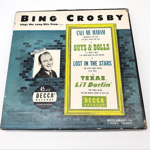 Bing Crosby Sings Songs From Broadway Plays 4x EP Record Decca 1950 9-144 1