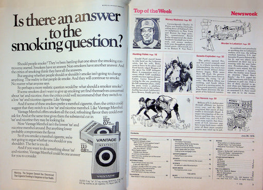 Newsweek Magazine June 28 1976 Baseball's Money Madness 2