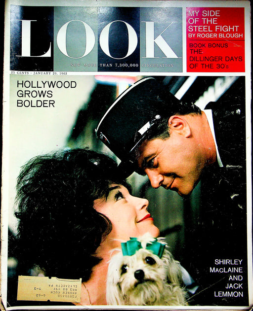 Look Magazine January 29 1963 Shirley MacLaine Jack Lemmon Michael Rockefeller 1