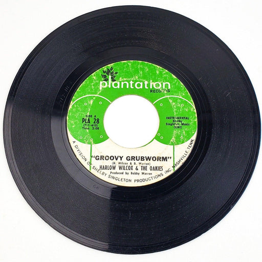 Harlow Wilcox & The Oakies Groovy Grubworm 45 RPM Single Record Plantation 1969 2