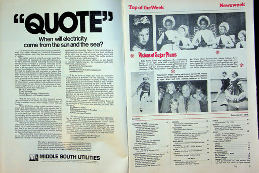 Newsweek Magazine December 27 1976 Sugar Plum Christmas 2