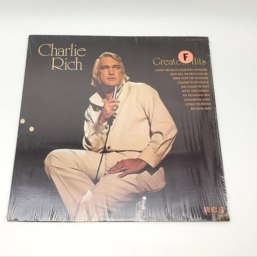 Charlie Rich Greatest Hits LP Record RCA Victor 1975 APL1-0857 IN SHRINK 1