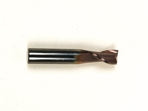 Solid Carbide End Mill Single 1/2" Shank Mill 1" LOC 3" OAL 2 Flute SGS 39563 2