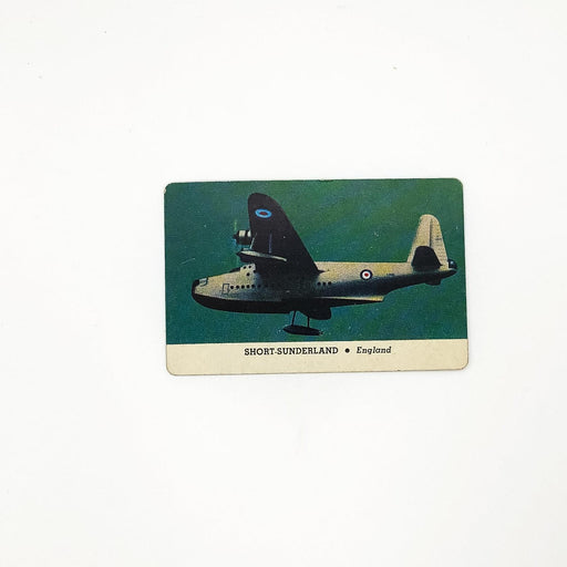 1940s Leaf Card-O Aeroplane Card Short-Sunderland Series C England World War 2 2