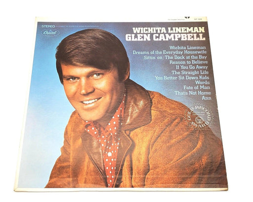 Glen Campbell Wichita Lineman 33 RPM LP Record Capitol Records 1968 ST-103 1