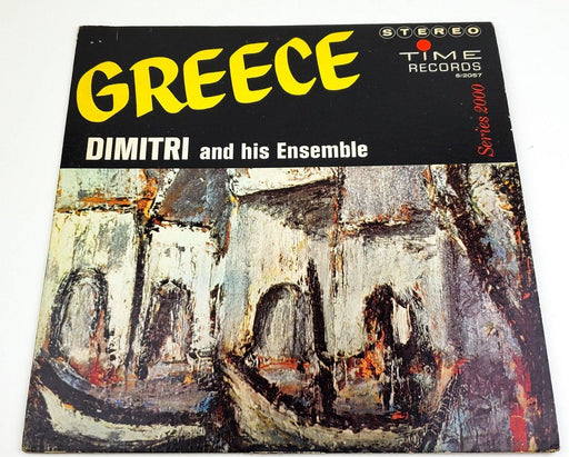 Dimitri and His Ensemble Greece 33 RPM LP Record Time Records S/2057 1