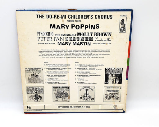 Do Re Mi Children's Chorus Songs From Mary Poppins LP Record Kapp Records 1965 2