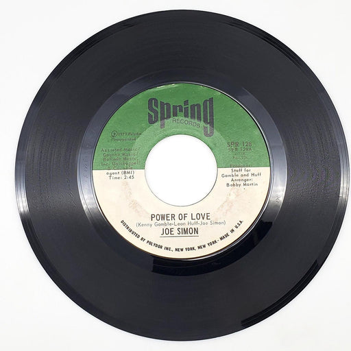 Joe Simon Power Of Love 45 RPM Single Record Spring Records 1972 SPR 128 1