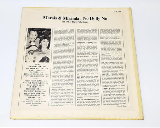 Marais And Miranda No Dolly No & Other Rare Folk Songs LP Record MGM 1965 2