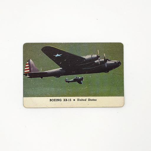 1940s Leaf Card-O Aeroplanes Card Boeing XB-15 Series B United States WW2 2