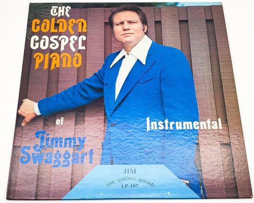 Jimmy Swaggart The Golden Gospel Piano 33 RPM LP Record Jim Records 1972 LP-107 1